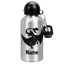 Trinkflasche mit Drache und Name