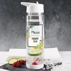Trinkflasche mit Fruchteinsatz - Paradise to go