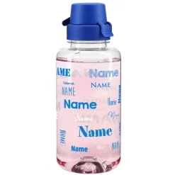 Trinkflasche mit Name in verschiedenen Farben und Schriftarten, 0,7 L