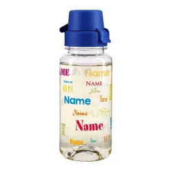 Trinkflasche zur Einschulung mit Name in verschiedenen Schriftarten 0,4 L