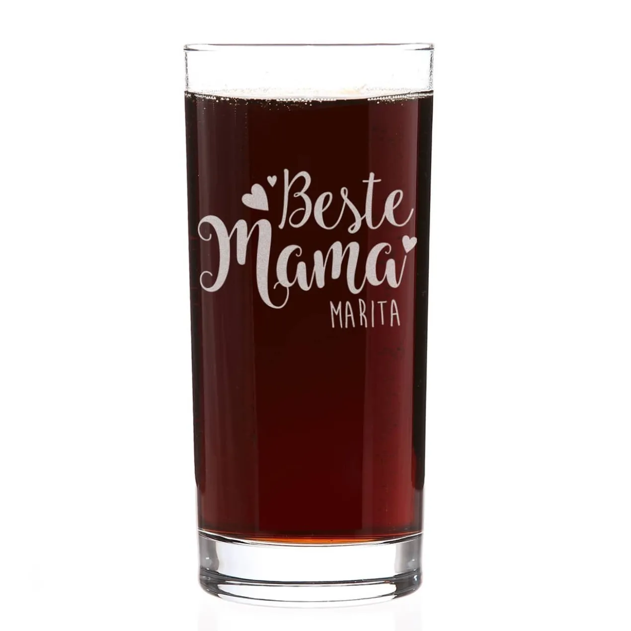 Trinkglas "Beste Mama" mit Name
