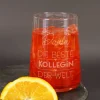 Trinkglas für die beste Freundin, Kollegin oder Schwester der Welt