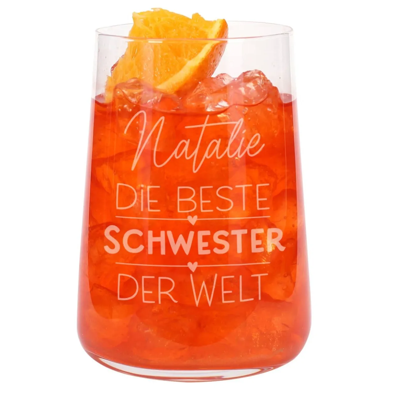 Trinkglas für die beste Freundin, Kollegin oder Schwester der Welt