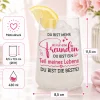 Trinkglas für die beste Freundin mit Spruch | Glas als Geschenk für Frauen & Freundschaft 430 ml