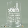Trinkglas für Freundinnen mit witzigem Spruch | Geschenk für beste Freundin & Freundschaft 430 ml Glas