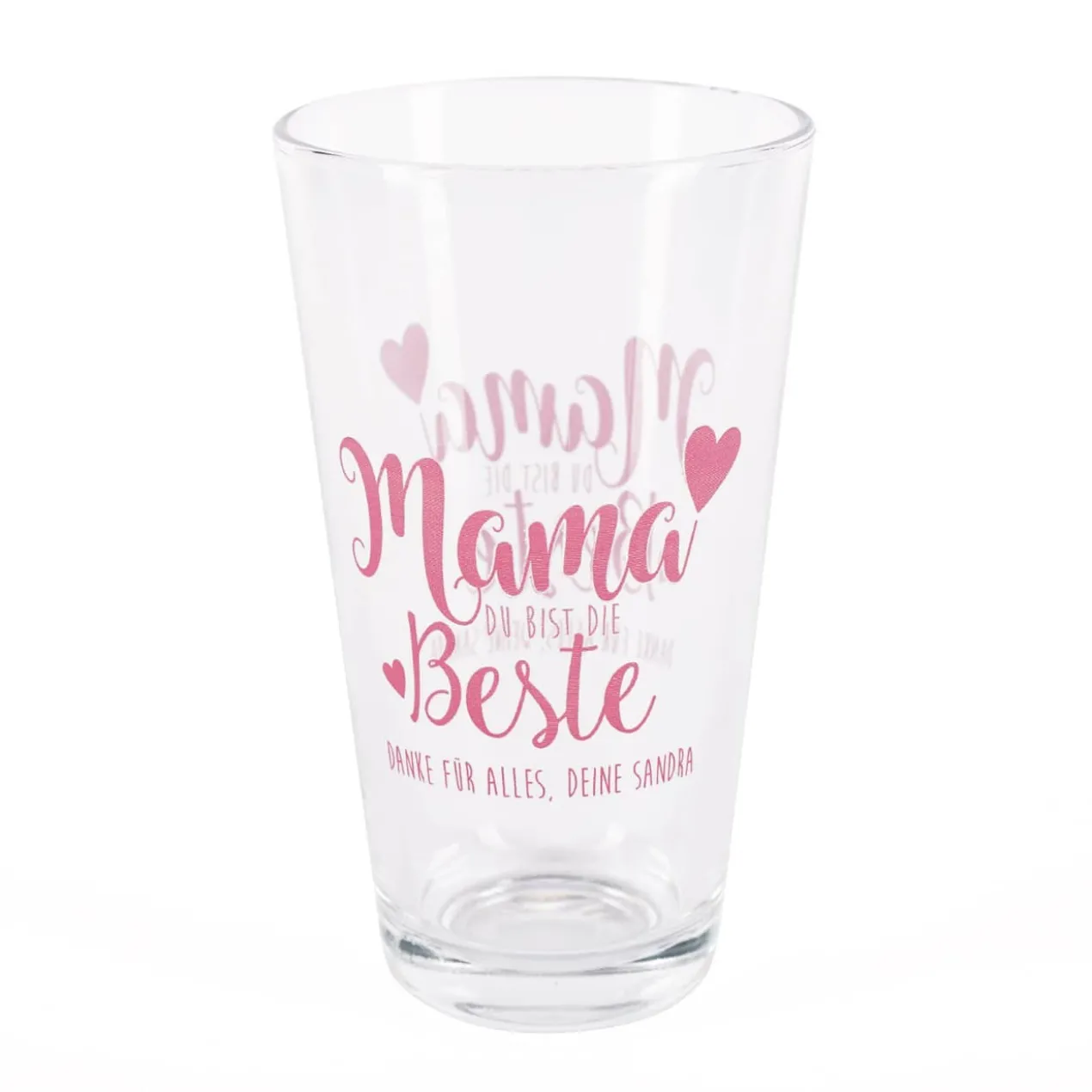 Trinkglas Mama Du bist die Beste