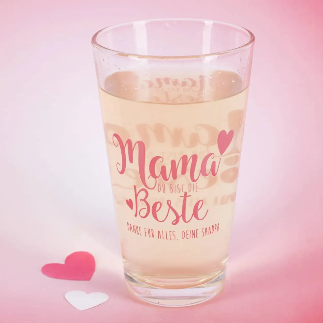 Trinkglas Mama Du bist die Beste
