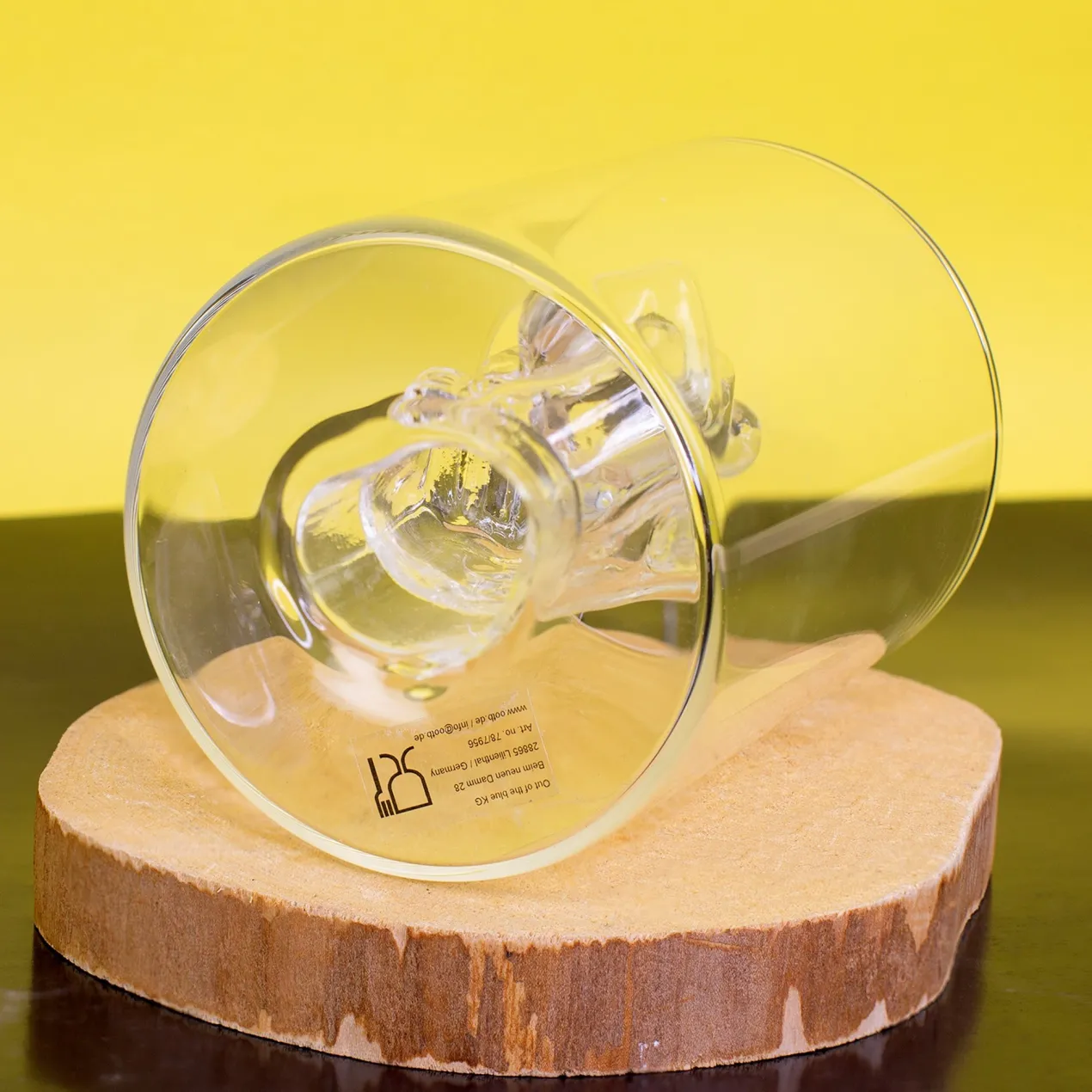 Trinkglas Mittelfinger als lustiges Geschenk