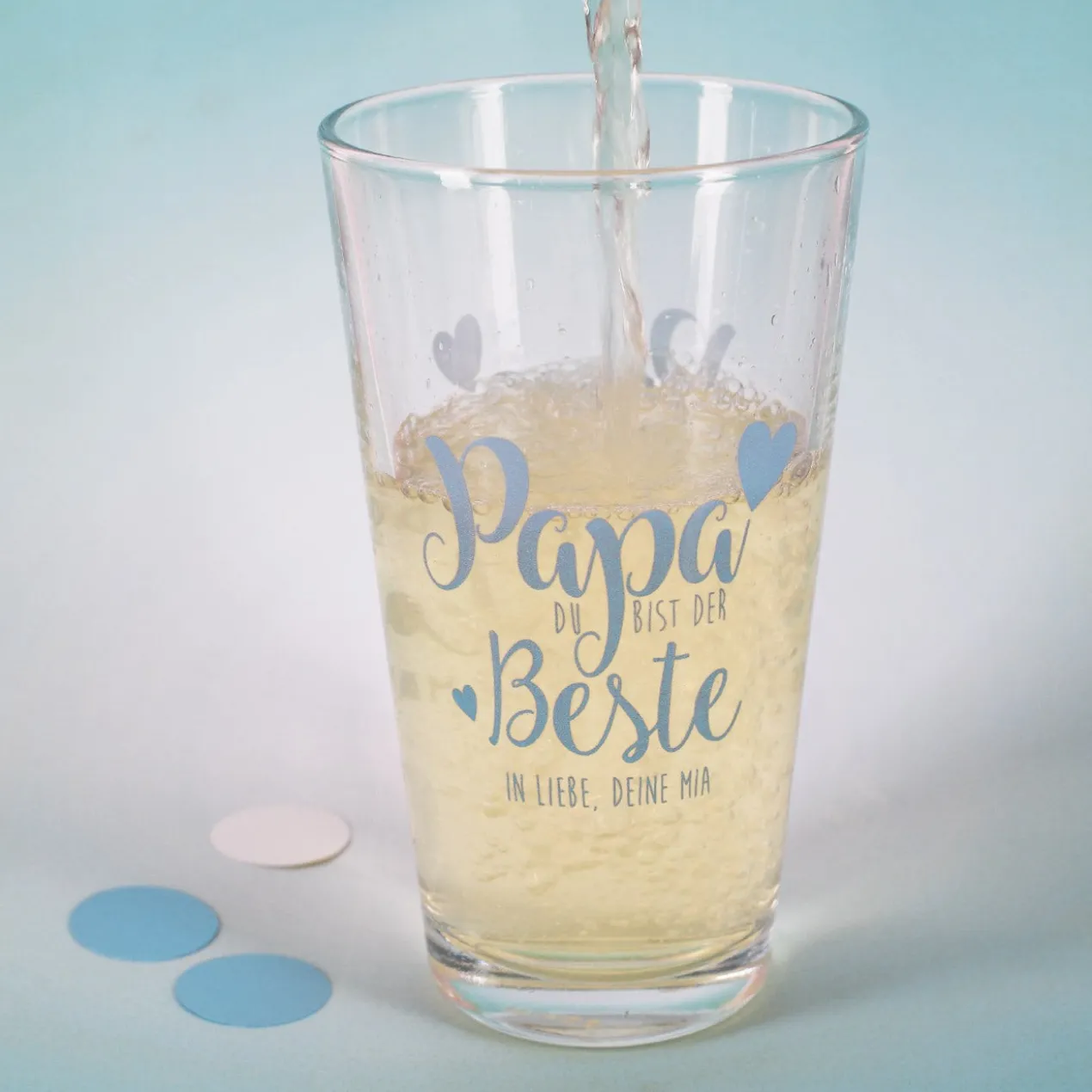 Trinkglas Papa Du bist der Beste