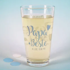Trinkglas Papa Du bist der Beste