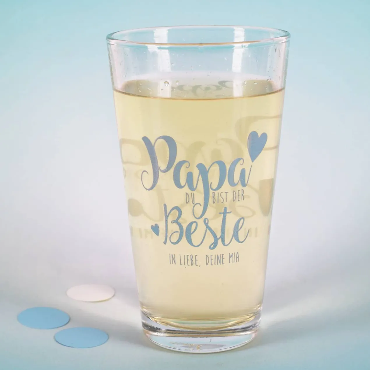 Trinkglas Papa Du bist der Beste