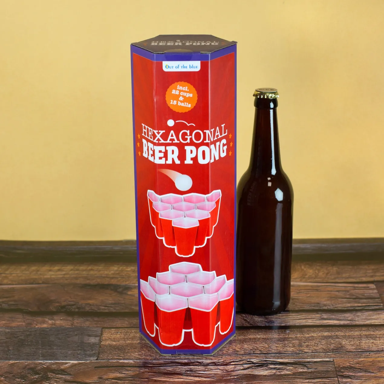 Trinkspiel Hexagon Beer Pong | Partyspiel Bierpong
