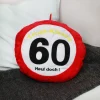 Trostkissen zum 60. Geburtstag - Heul doch! Lustiges Geschenk im Verkehrsschild Design
