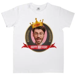 T-Shirt zum Geburtstag personalisiert mit Foto, Name & Text | Krone