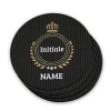 Untersetzer mit Monogramm und Name (4er Set)
