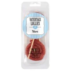 Vatertagssnack Mini Salamiherzen oder Lollies mit Name auf dem Etikett