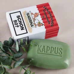 Verjüngungsseife zum Geburtstag mit persönlicher Verpackung
