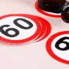 Verkehrszeichen Bierdeckel zum 60. Geburtstag