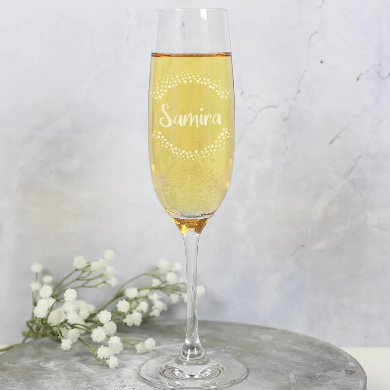 Von Herzen alles Gute - Geschenkset zum Geburtstag mit Sektglas und Secco