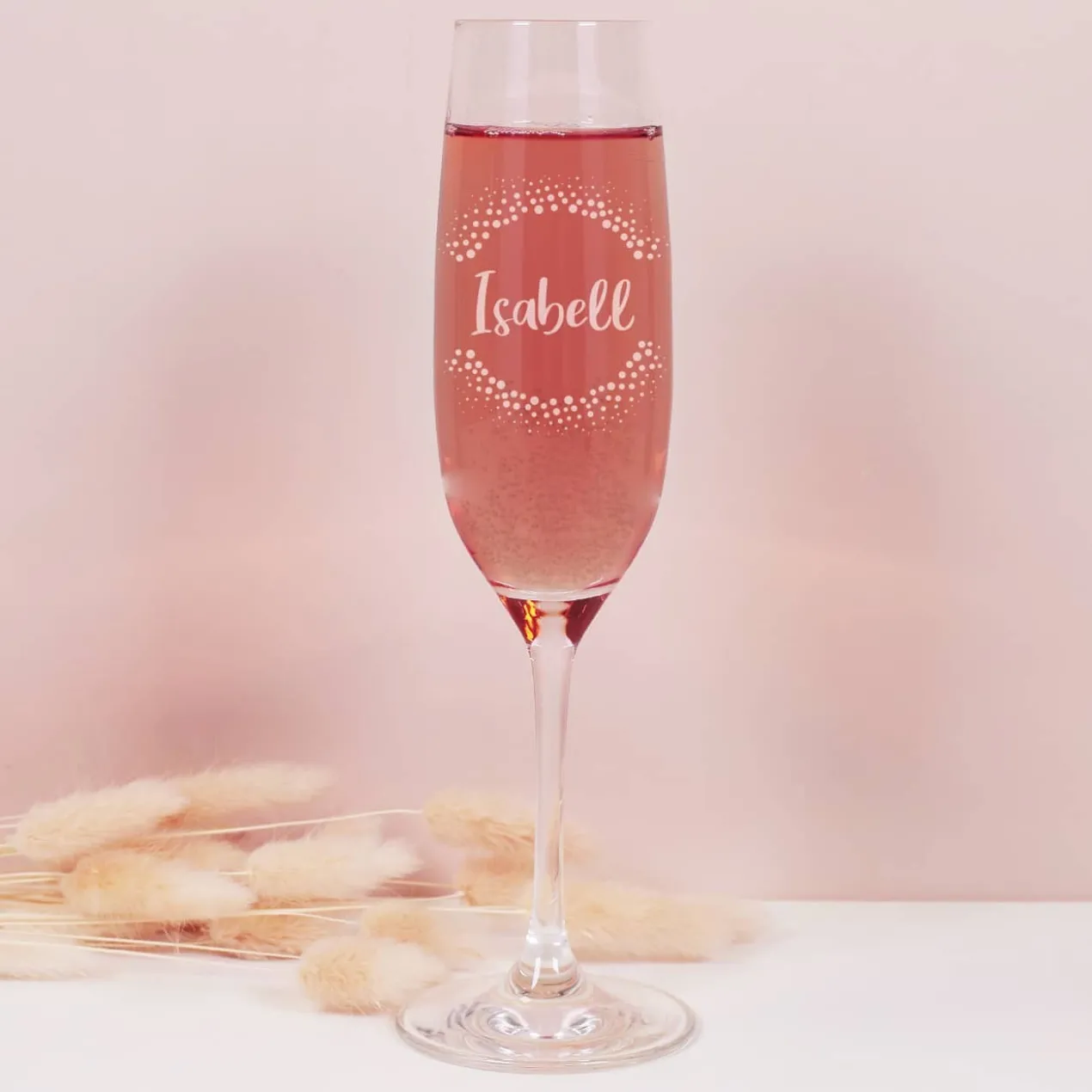 Von Herzen alles Gute - Geschenkset zum Geburtstag mit Sektglas und Secco