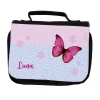 Waschtasche mit Schmetterling und Name