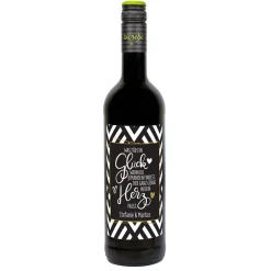 Was für ein Glück - Biorebe Wein mit persönlichem Etikett | Bienenfreundlich & Vegan