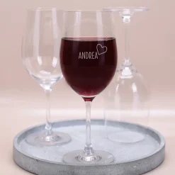 Was für ein Glück - Wein Geschenkset mit Weinglas und Geschenkbox | Bienenfreundlicher Biorebe