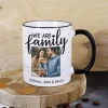 We are family - Fototasse mit Ihrem Wunschtext