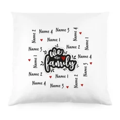 We are family - Kissen mit vier Namen