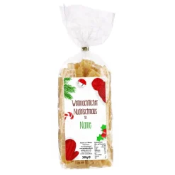 Weihnachtliche Geschenknudeln mit persönlichem Etikett