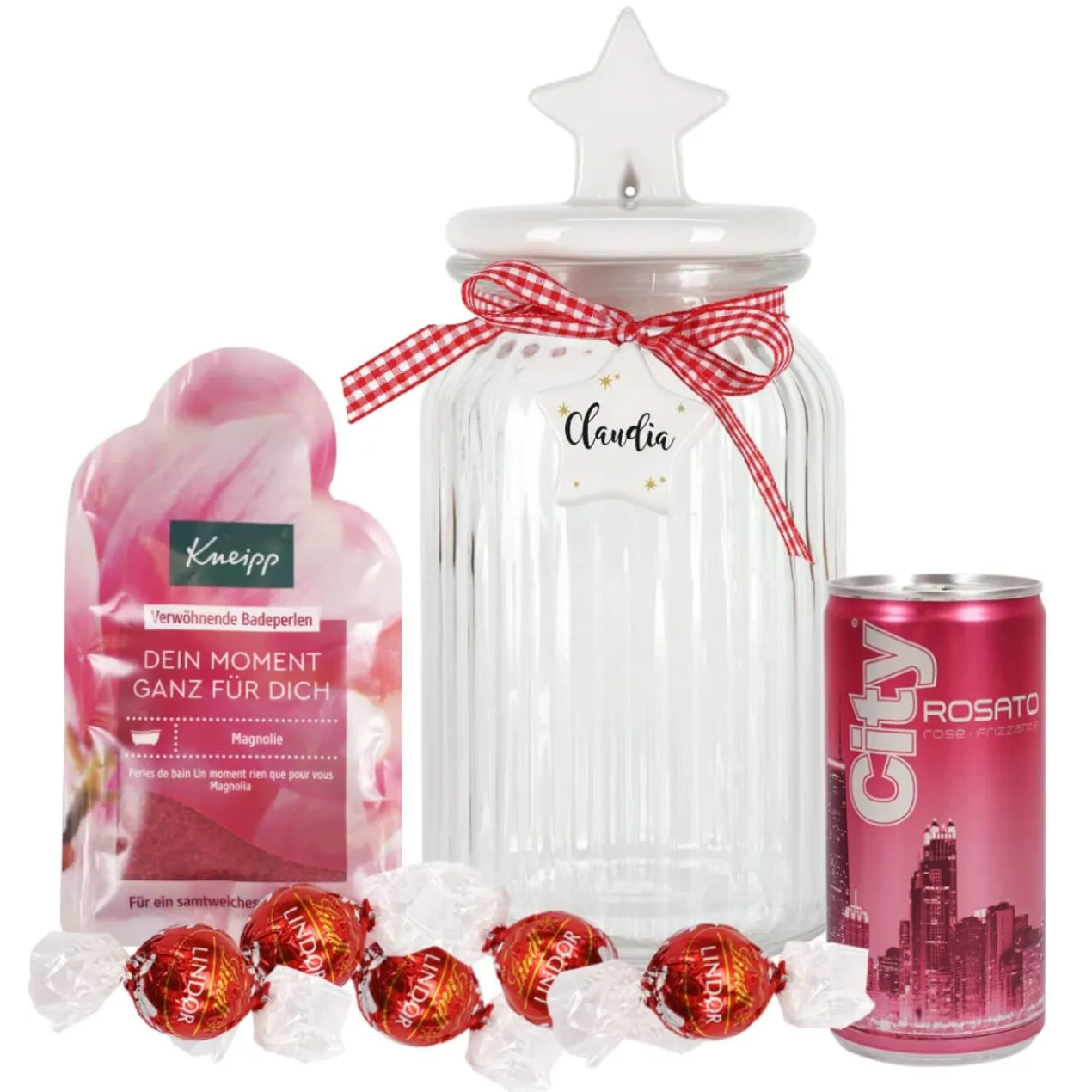 Weihnachtliches Geschenkset für Frauen - fertig gefüllt