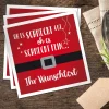 Weihnachts - Bieraufkleber mit Wunschtext, 3er Set