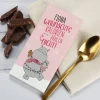 Weihnachtskalorien zählen nicht! - 100g Schokolade mit Wunschname und Nilpferd