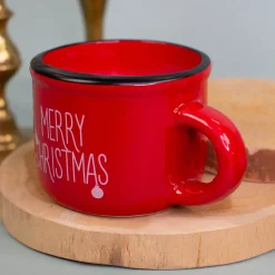 Weihnachtskerze in Dolomitetasse mit Motivauswahl