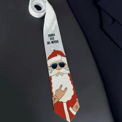 Weihnachts-Krawatte - Crazy Christmas - mit Ihrem Text, 3 Motive zur Auswahl