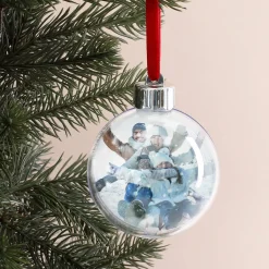 Weihnachtskugel mit Ihren zwei Lieblingsfotos