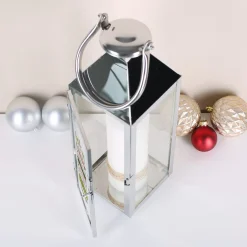 Weihnachtslaterne mit guten Wünschen zum Fest
