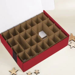 Weihnachtsmann-Adventskalender mit Ihrem Wunschnamen