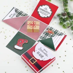 Weihnachtsmann - Überraschungsbox für Geldgeschenke, Gutscheine und Glückwünsche