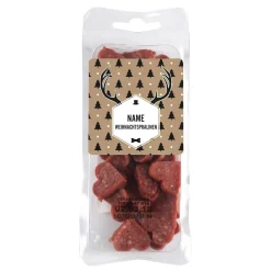 Weihnachtspralinen - Salami Herzen für Männer