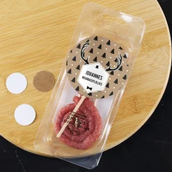 Weihnachtspralinen - Salami Herzen für Männer