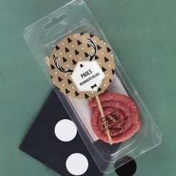 Weihnachtspralinen - Salami Herzen für Männer