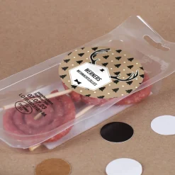 Weihnachtspralinen - Salami Herzen für Männer
