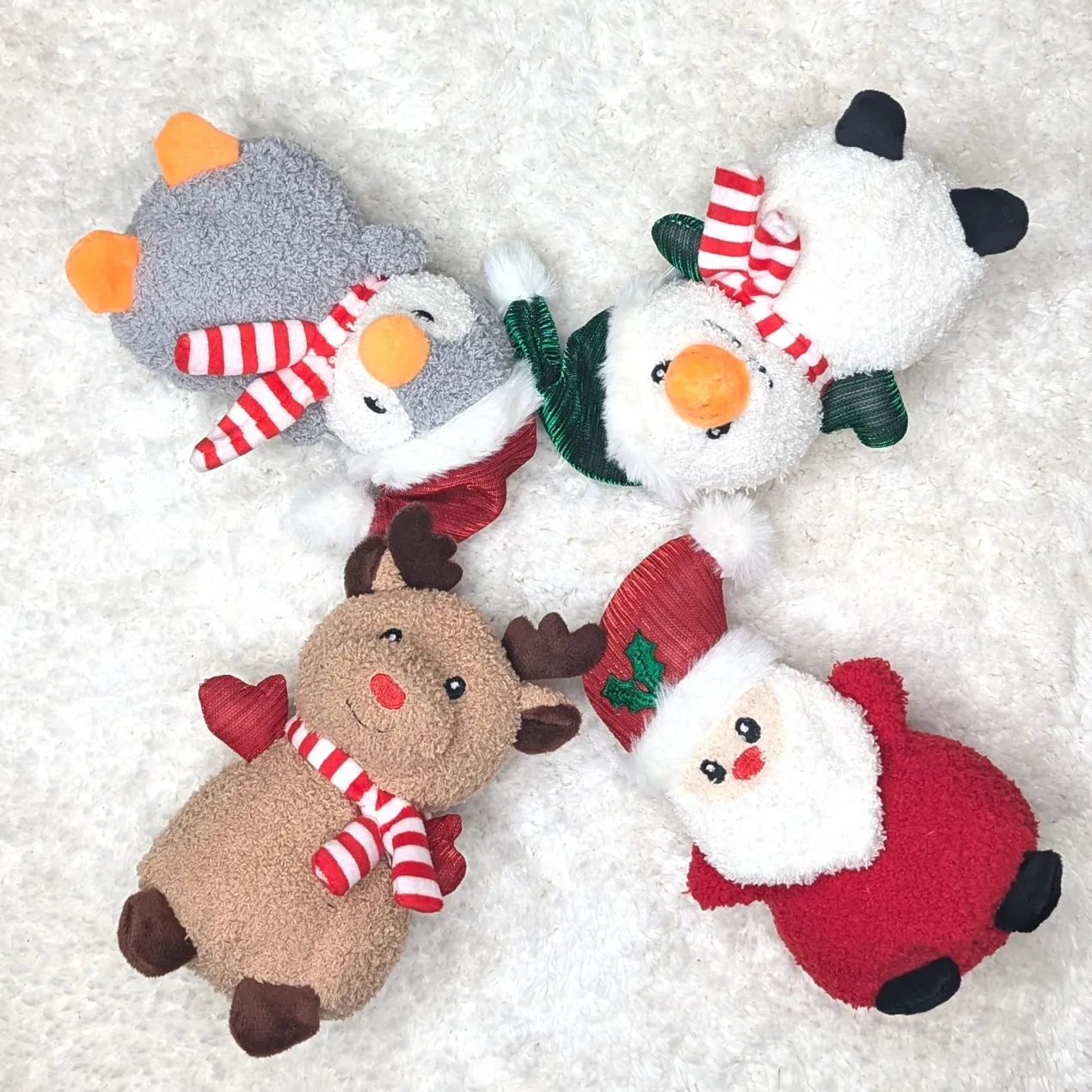 Weihnachts-Stofftiere in 4 Varianten | Kuscheltiere