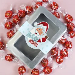Weil du sooo artig warst! - 24 Lindorkugeln als Adventskalender in personalisierter Blechdose