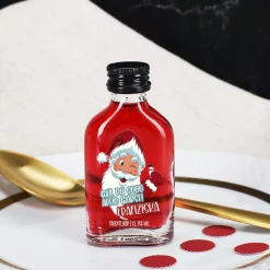Weil du sooo artig warst - Weihnachtsschnaps mit Wunschname bedruckt