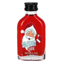 Weil du sooo artig warst - Weihnachtsschnaps mit Wunschname bedruckt