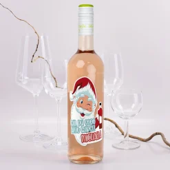 Weil du sooo artig warst! - Weinflasche zu Weihnachten mit Namensaufdruck | Biorebe Wein