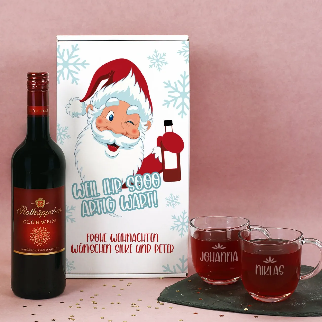 Weil ihr sooo artig wart! - Glühwein Geschenkset zu Weihnachten