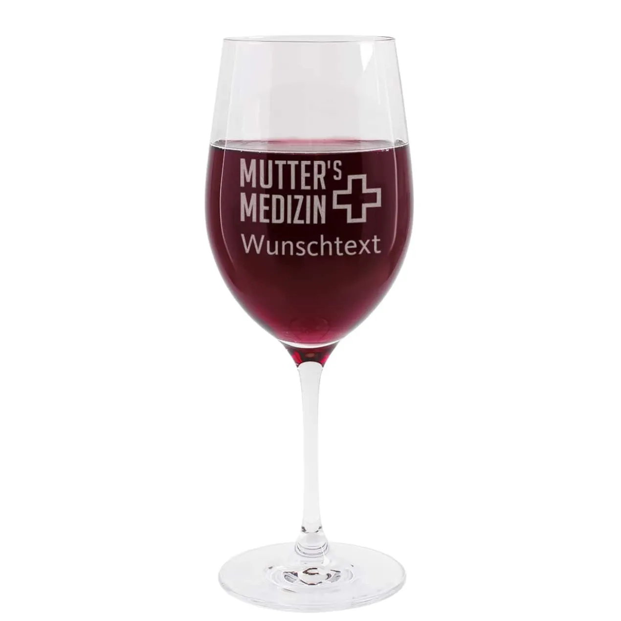 Weinglas zum Muttertag - Mutter's Medizin